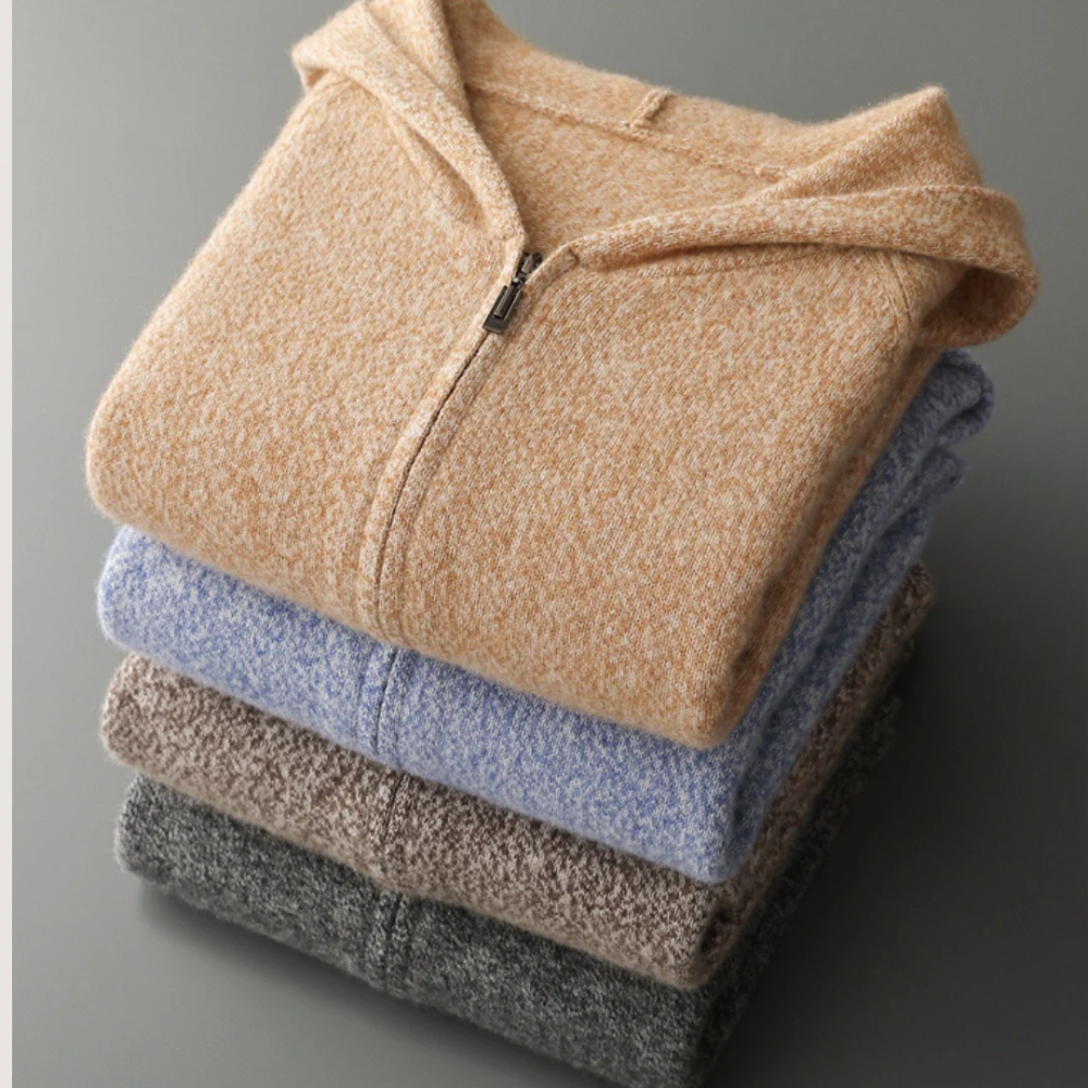 Palermo Cashmere Hooded Cardigan