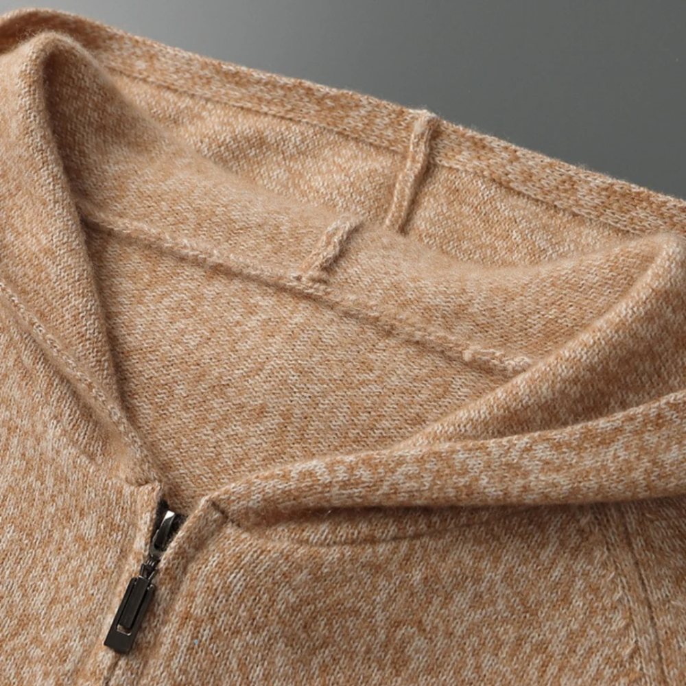 Palermo Cashmere Hooded Cardigan