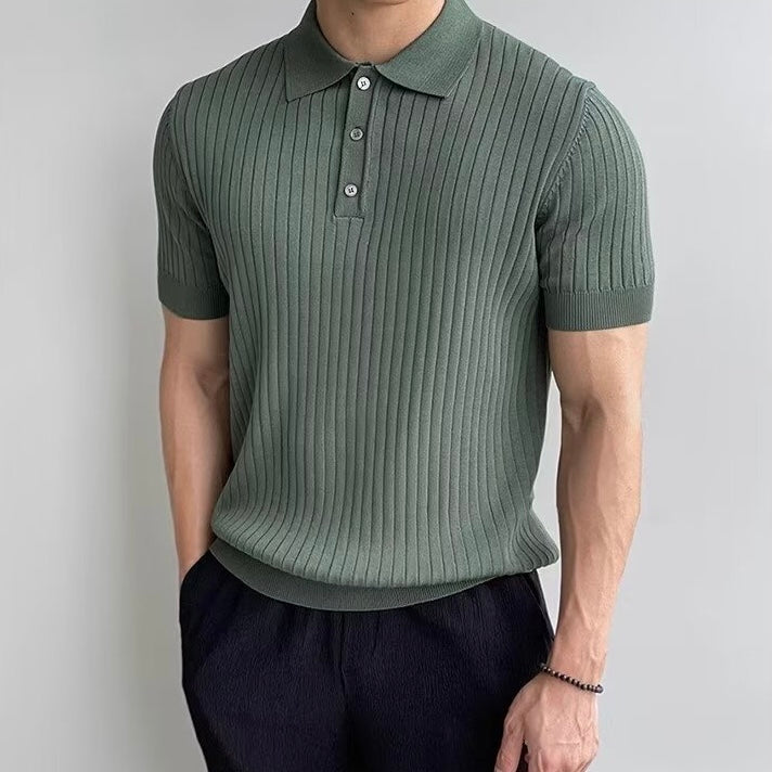 Seoul Knitted Polo Shirt
