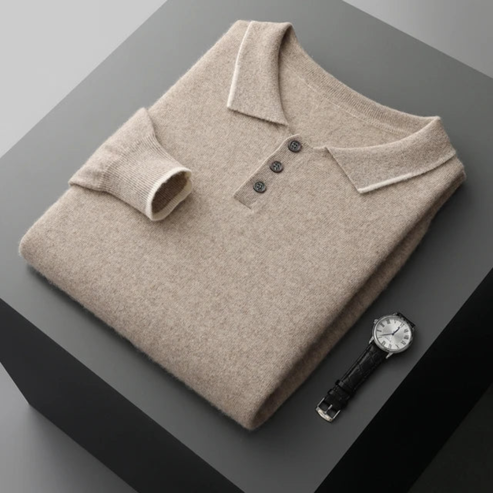 Saint-Tropez Kaschmir-Polopullover