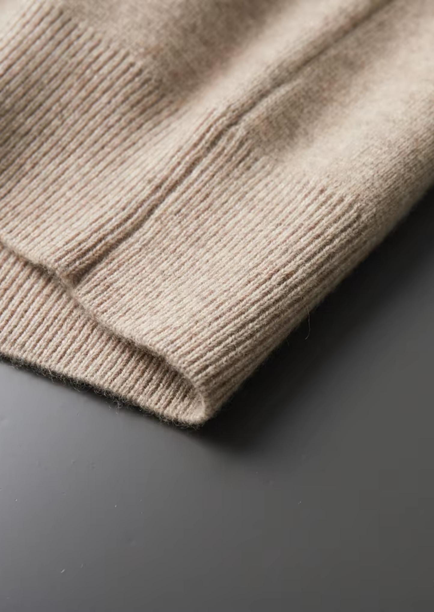 Turin Merino Wool Polo Cardigan
