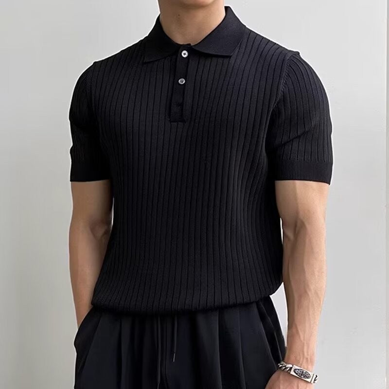 Seoul Knitted Polo Shirt