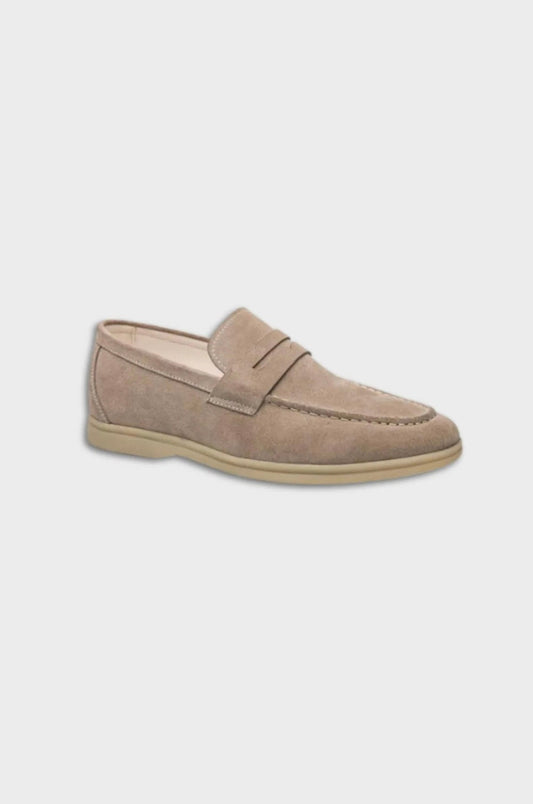 Athens Suede Leather Loafers
