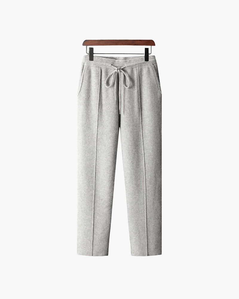 Rome Straight-Leg Wool Sweatpants