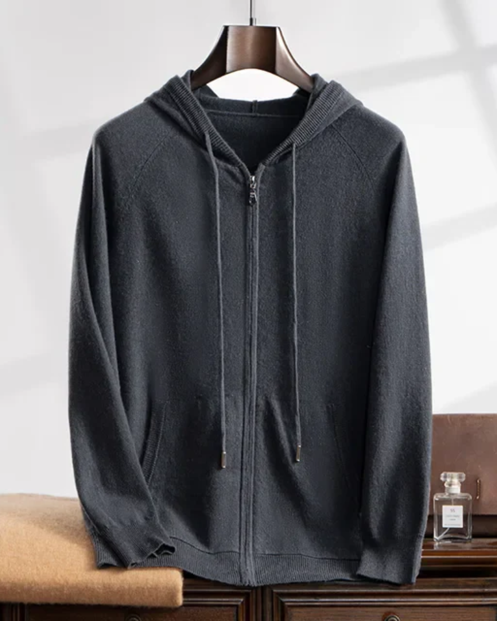 Courmayeur Hooded Cashmere Cardigan