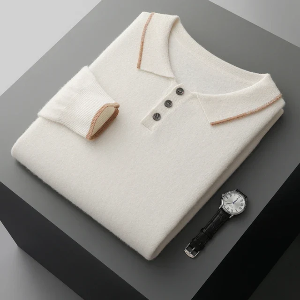 Saint-Tropez Kaschmir-Polopullover