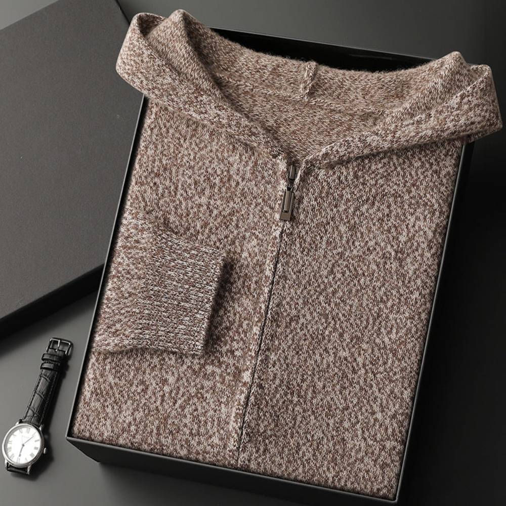 Palermo Cashmere Hooded Cardigan