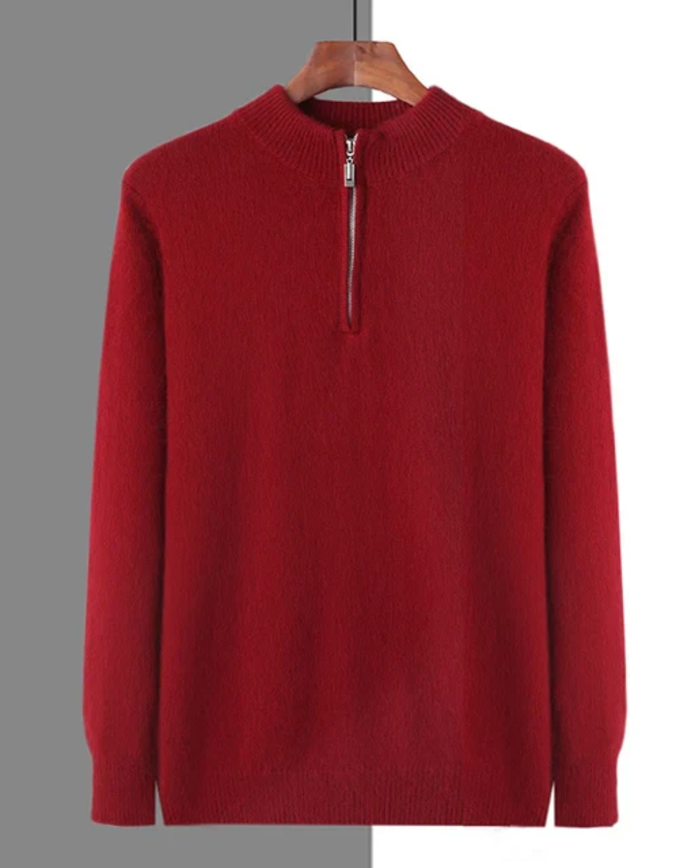 Genève Cashmere Zip Up Sweater