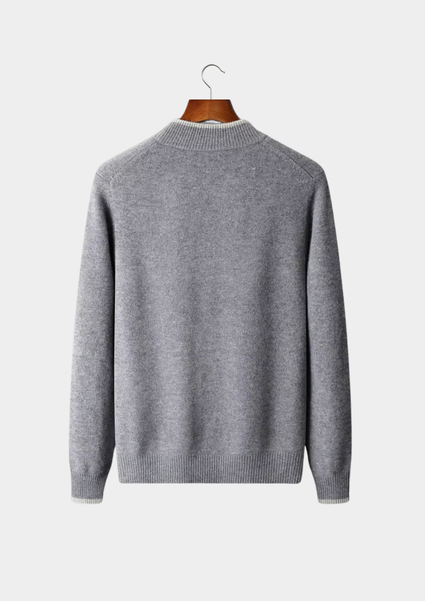 Merano Zip Two-Tone Cardigan