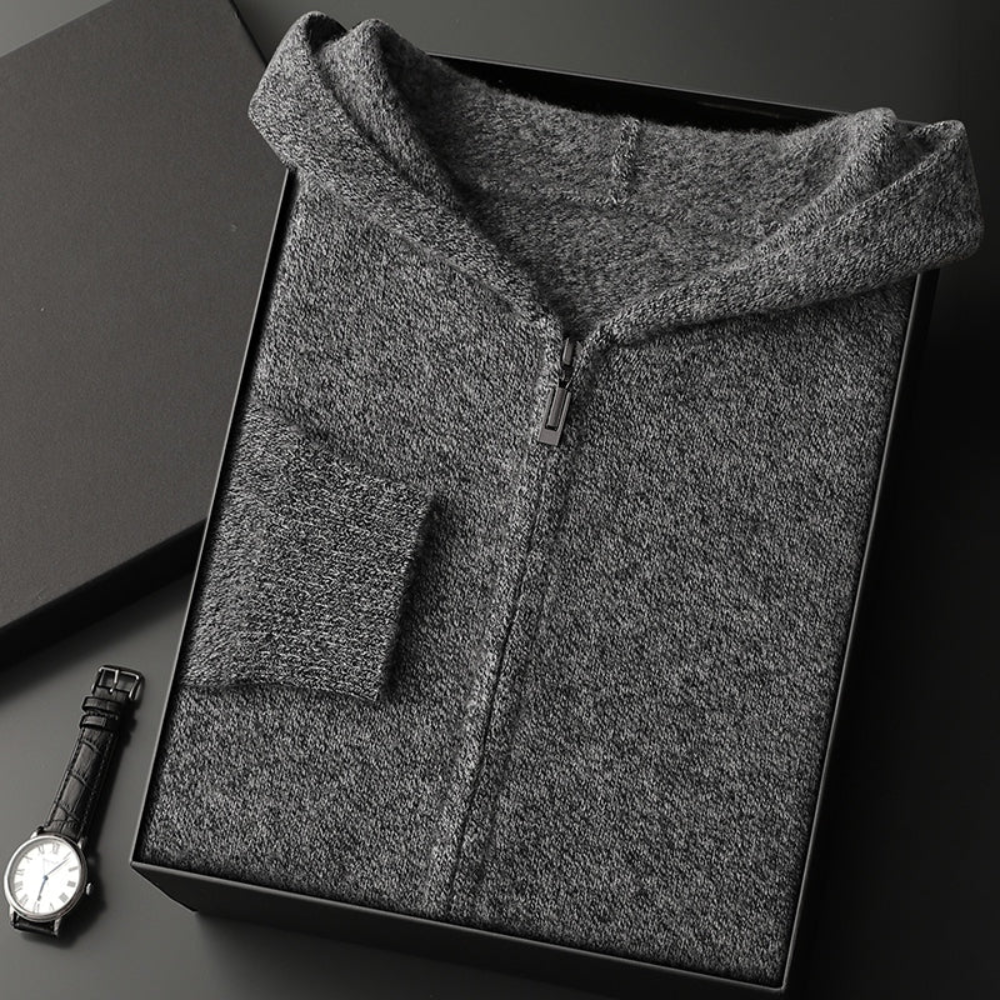 Palermo Cashmere Hooded Cardigan