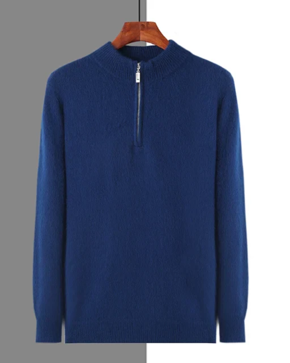 Genève Cashmere Zip Up Sweater