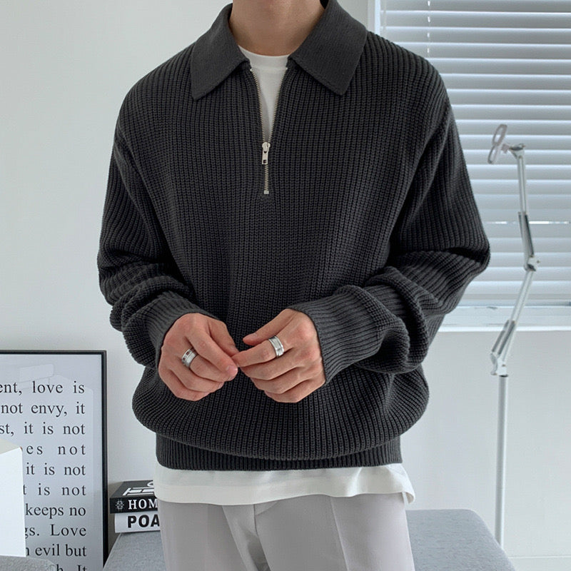 Vienna Half Zip Sweater