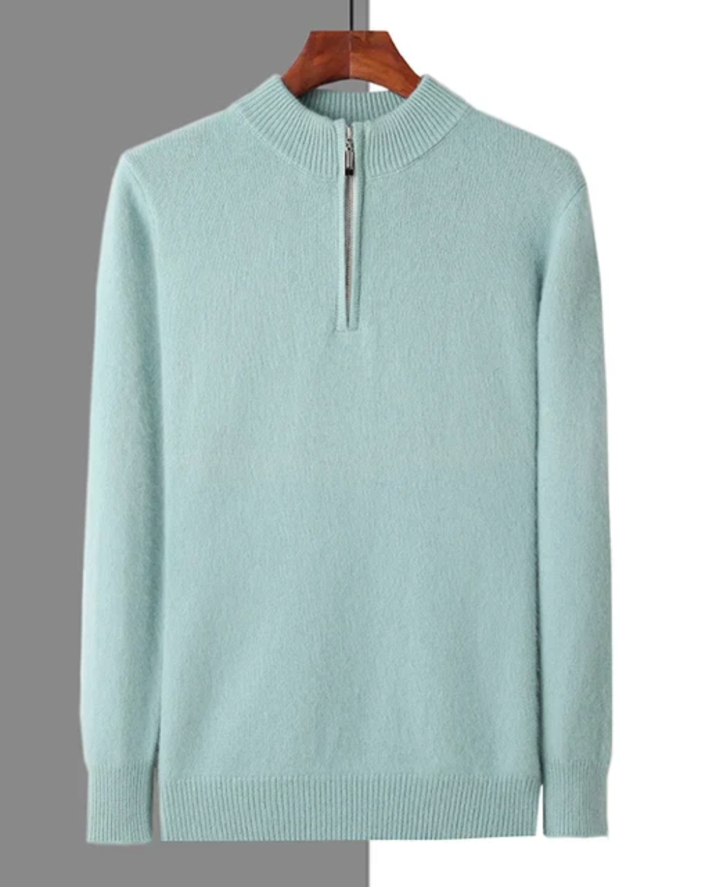 Genève Cashmere Zip Up Sweater