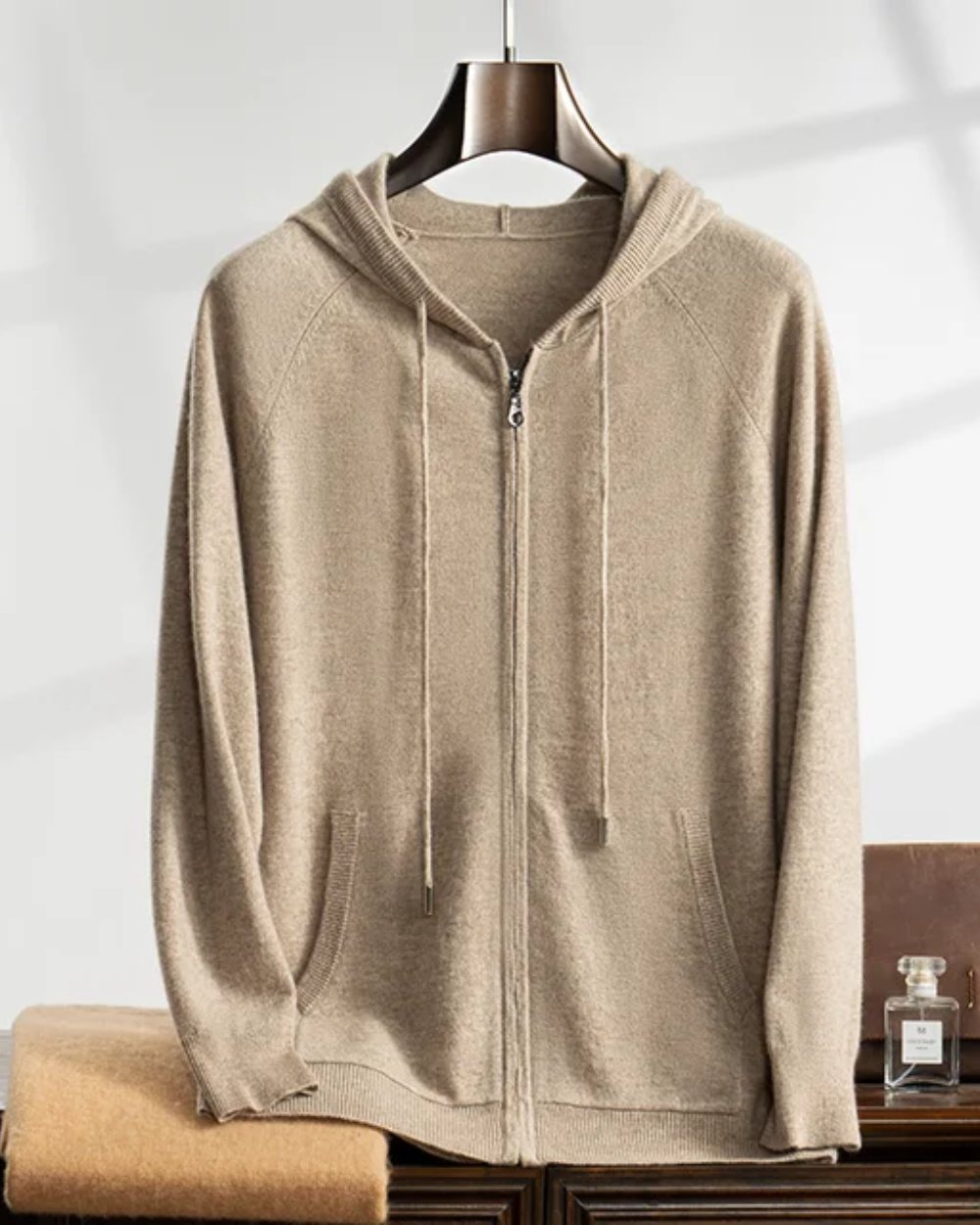 Courmayeur Hooded Cashmere Cardigan