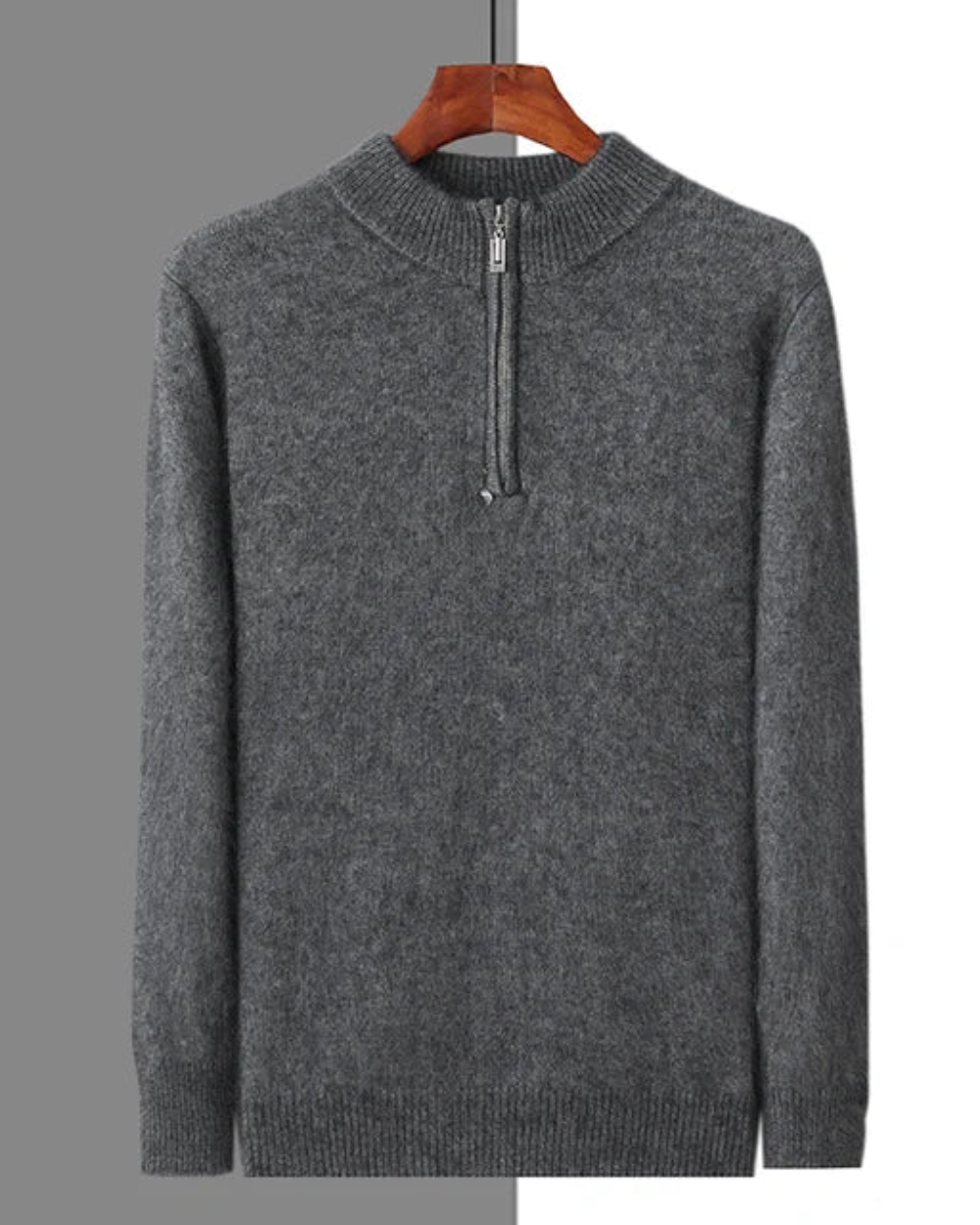 Genève Cashmere Zip Up Sweater