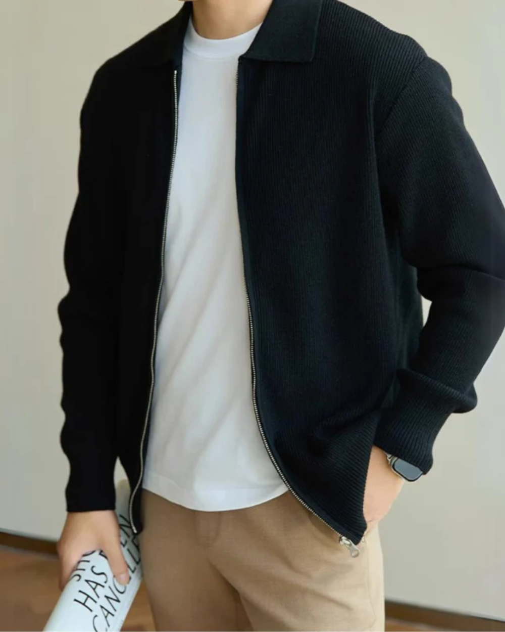 Belmond Merino Wool Cardigan