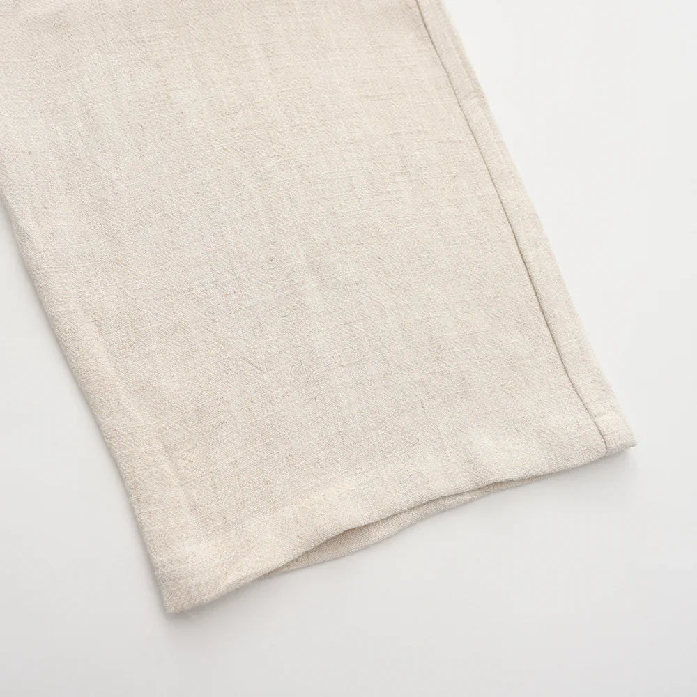 Lisbon Straight Linen Pants