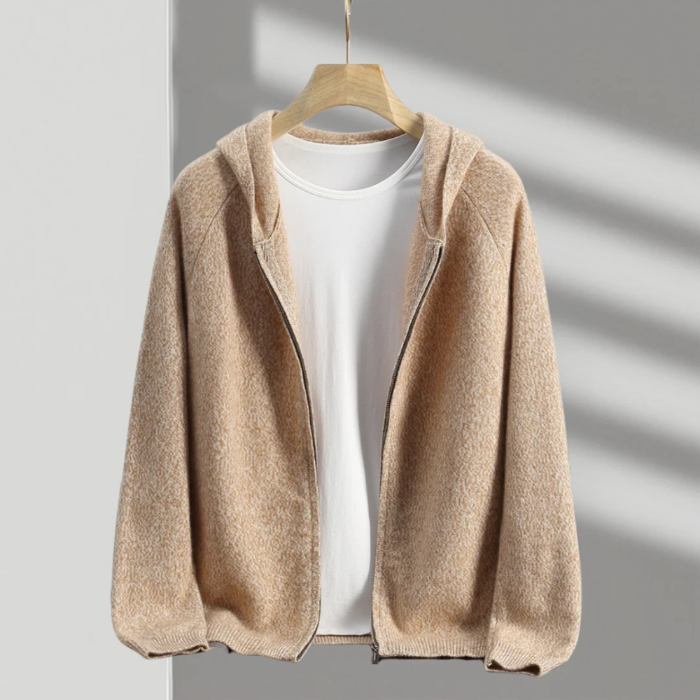 Palermo Cashmere Hooded Cardigan