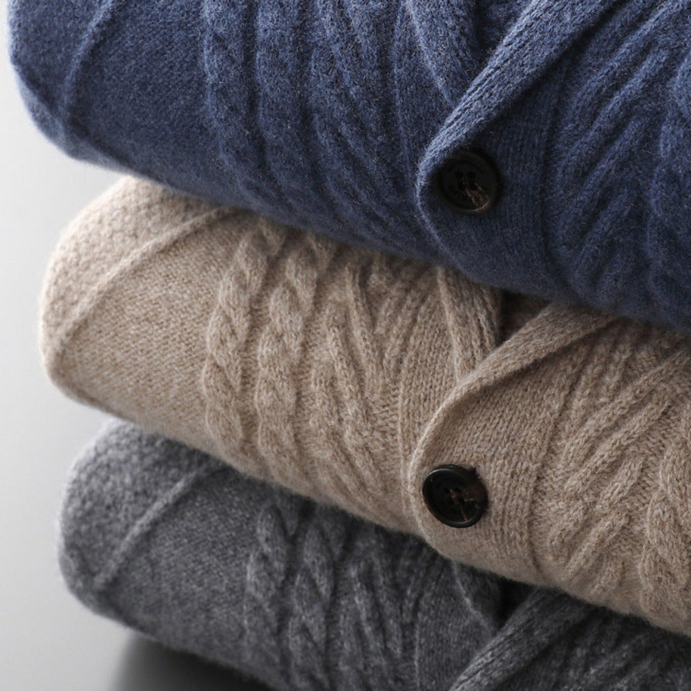 Hamburg Merino Wool Cardigan