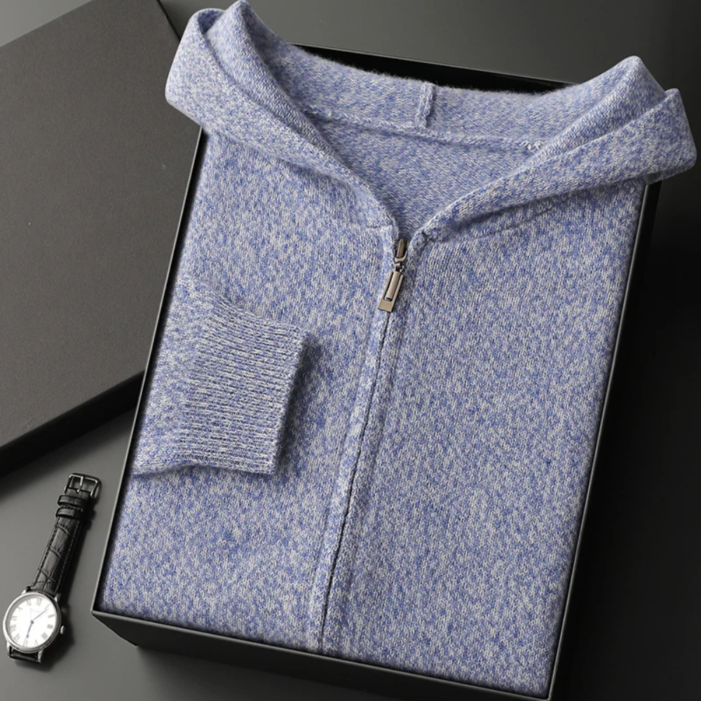 Palermo Cashmere Hooded Cardigan