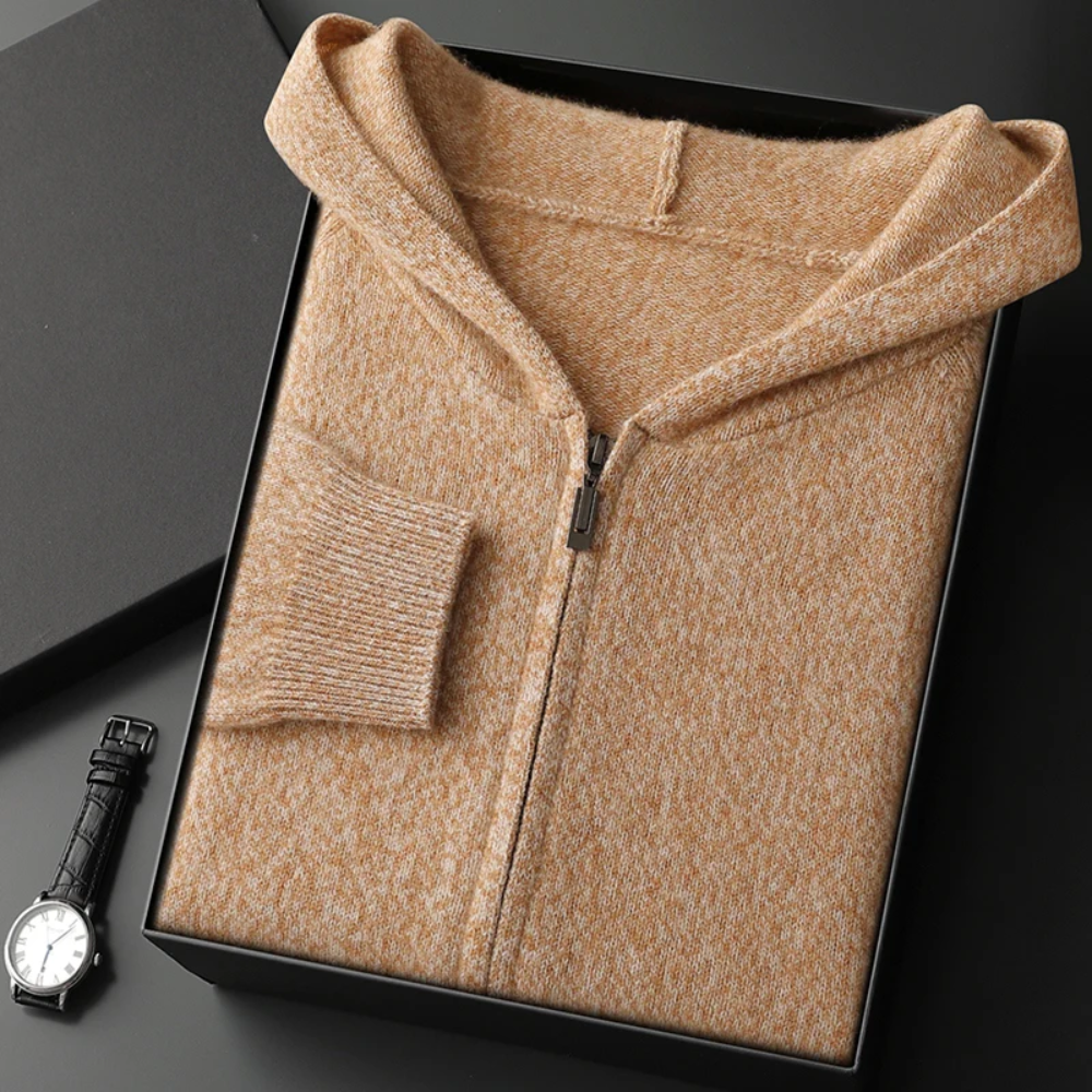 Palermo Cashmere Hooded Cardigan