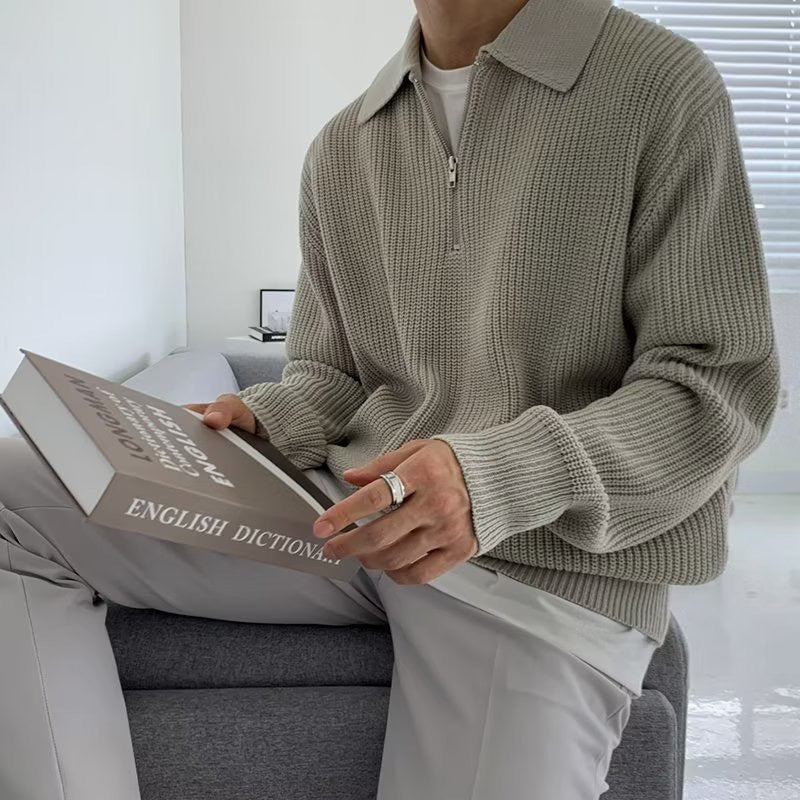 Vienna Half Zip Sweater