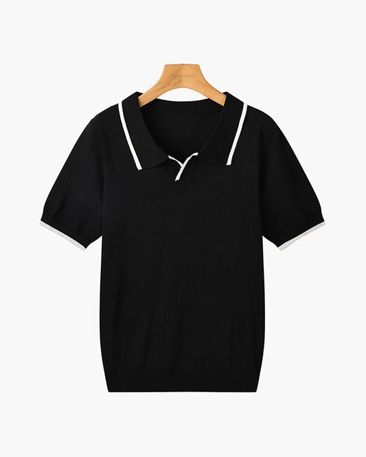 Cape Town Lined V-Neck Polo