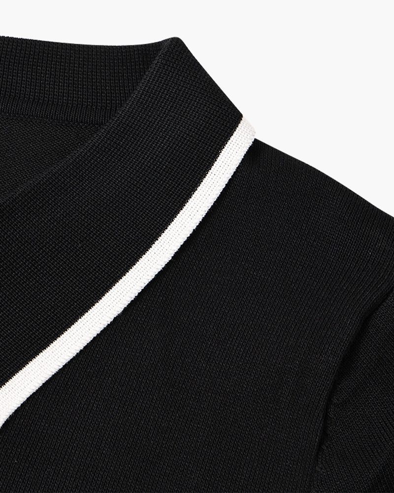 Cape Town Lined V-Neck Polo