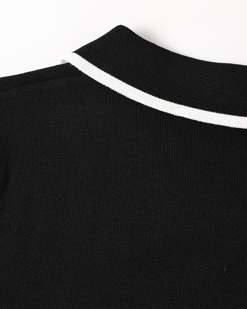 Cape Town Lined V-Neck Polo