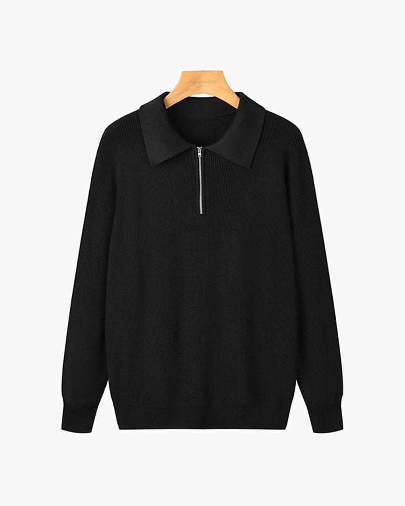 Vienna Half Zip Sweater