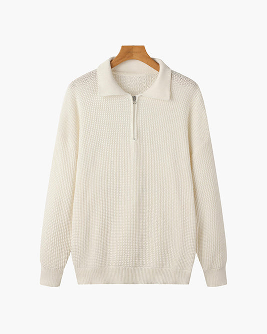 Amsterdam Cotton Zipped Sweater