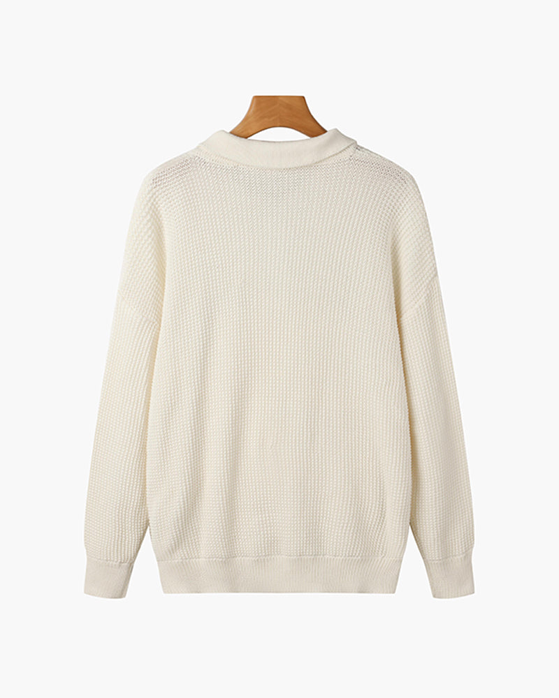 Amsterdam Cotton Zipped Sweater