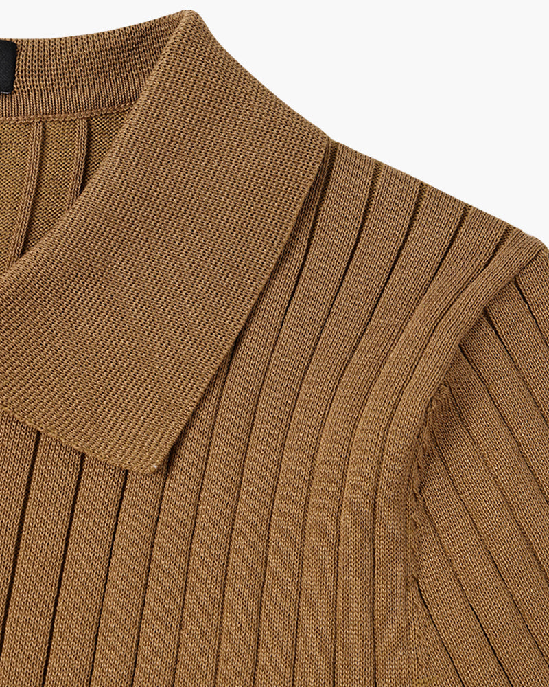 Seoul Knitted Polo Shirt