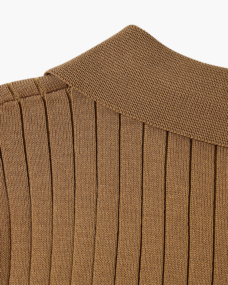 Seoul Knitted Polo Shirt