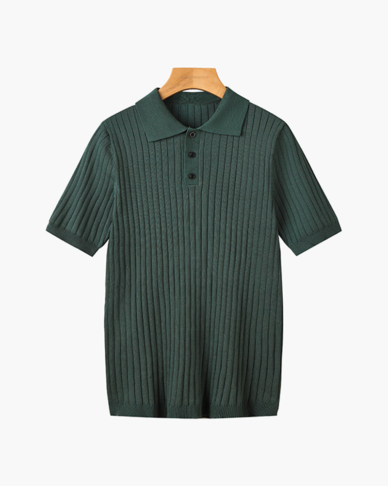 Seoul Knitted Polo Shirt