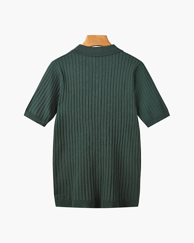 Seoul Knitted Polo Shirt