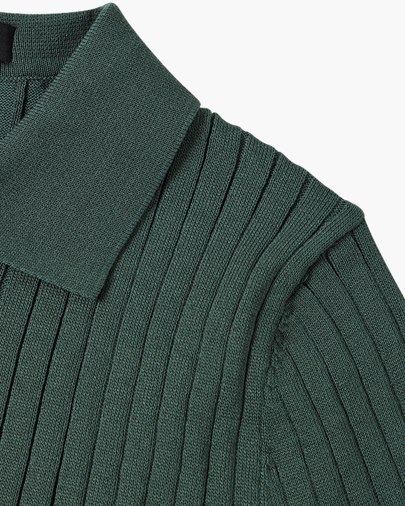 Seoul Knitted Polo Shirt