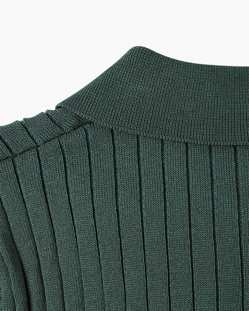 Seoul Knitted Polo Shirt