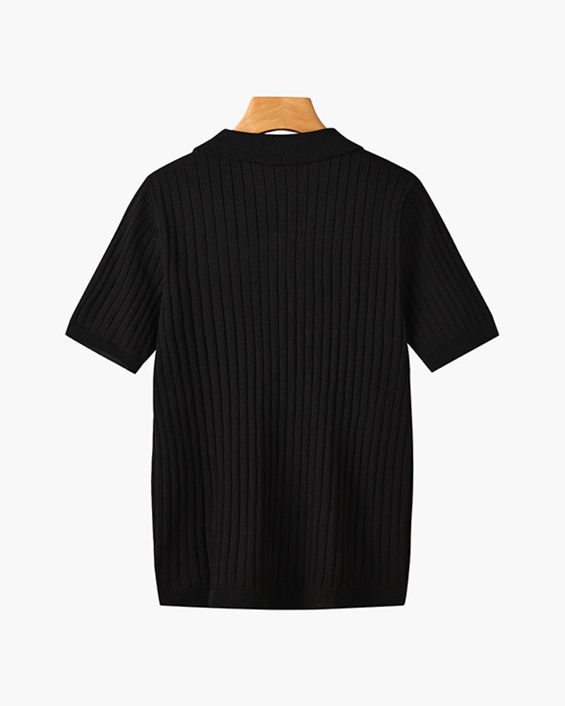 Seoul Knitted Polo Shirt