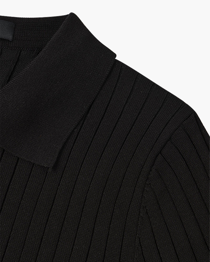 Seoul Knitted Polo Shirt