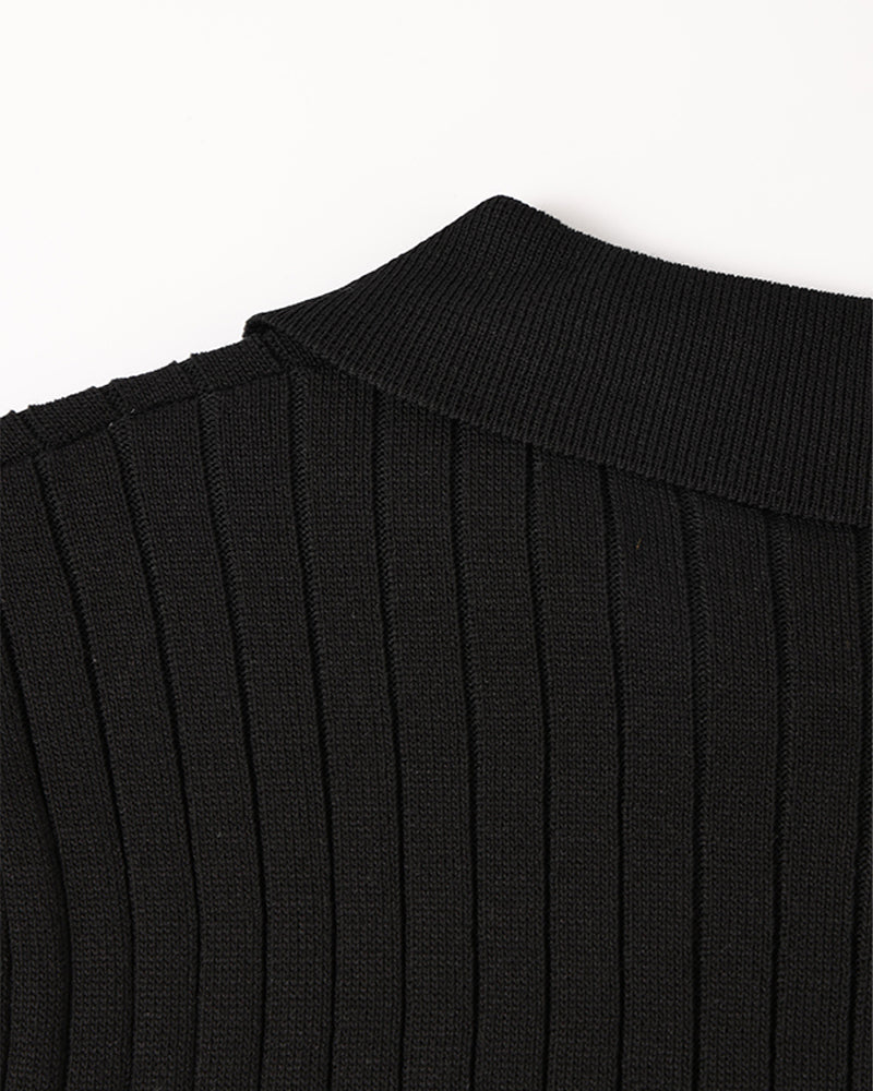 Seoul Knitted Polo Shirt