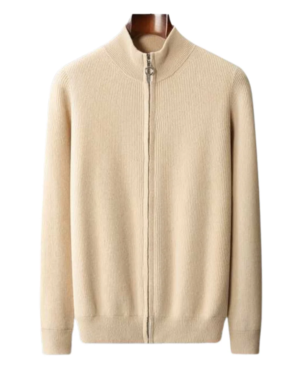Monaco Cashmere Zip Sweater