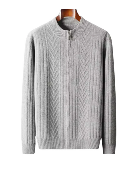 Verona Cashmere Pattern Cardigan
