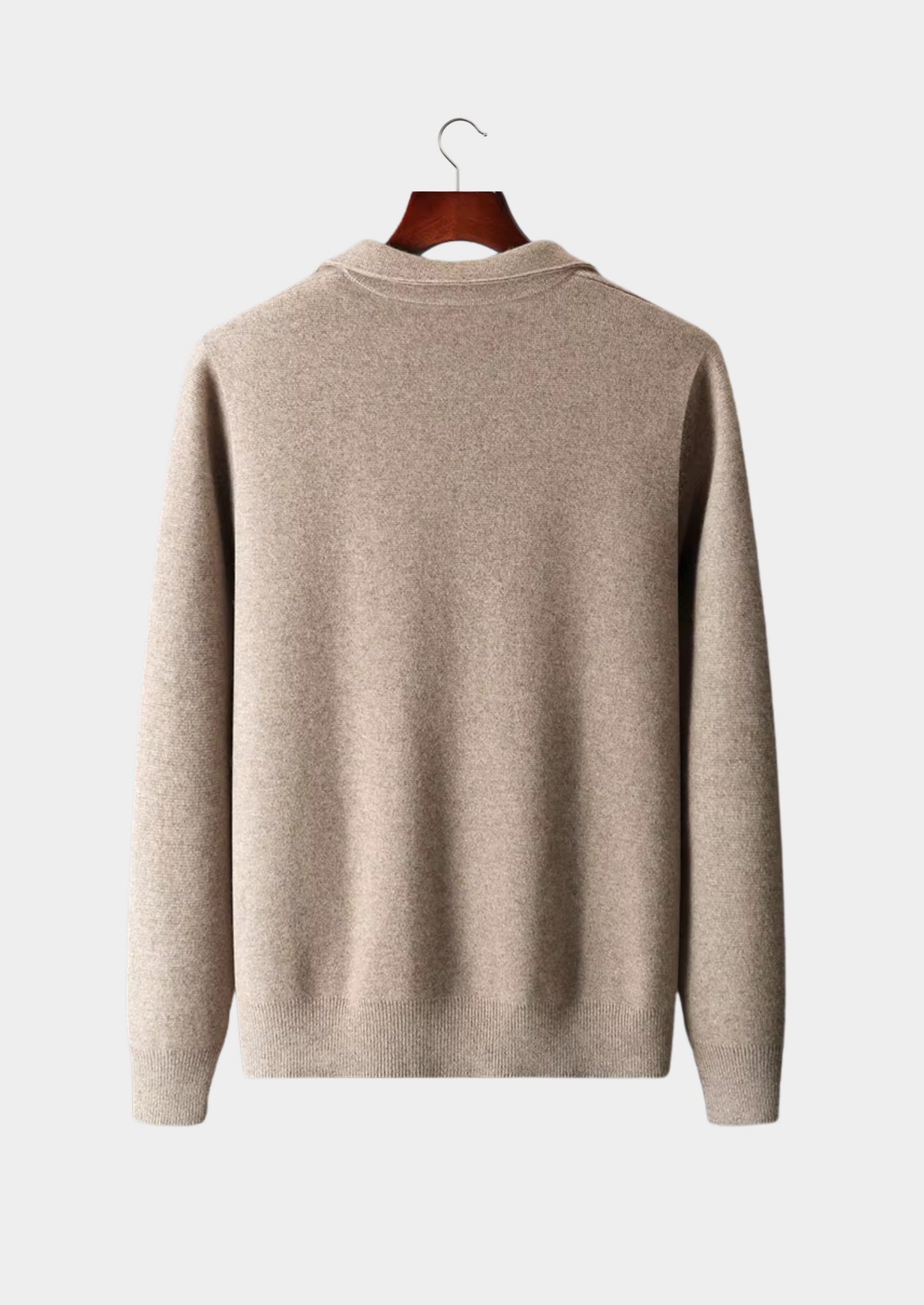 Turin Merino Wool Polo Cardigan