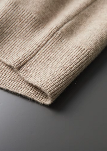 Turin Merino Wool Polo Cardigan