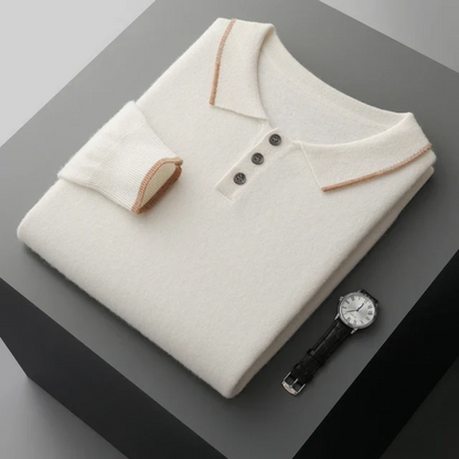 Saint-Tropez Kaschmir-Polopullover