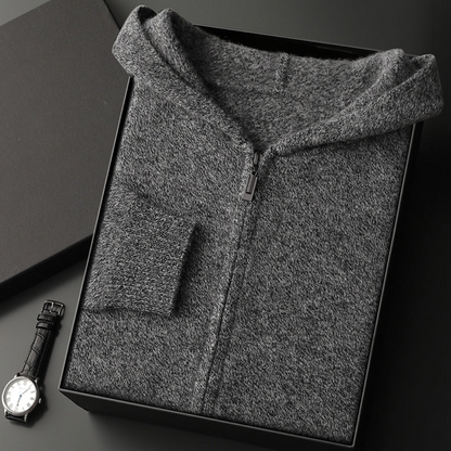 Palermo Cashmere Hooded Cardigan