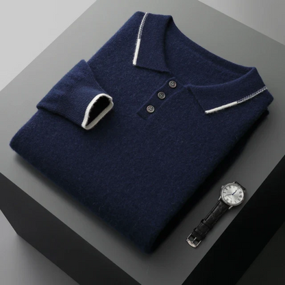 Saint-Tropez Kaschmir-Polopullover