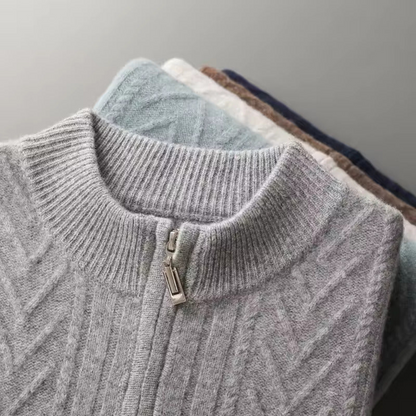 Verona Cashmere Pattern Cardigan