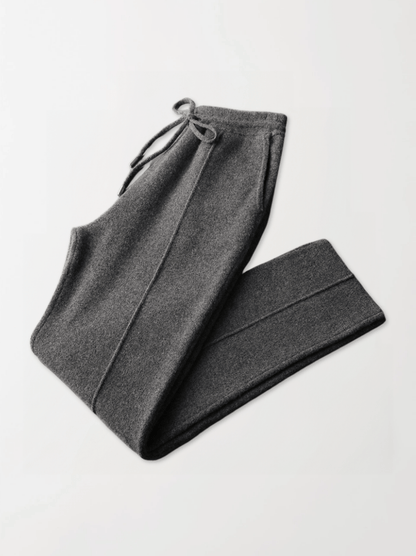 Rome Straight-Leg Wool Sweatpants
